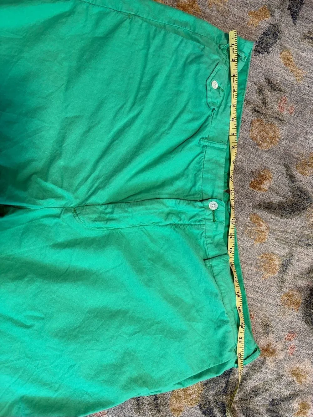 Polo Ralph Lauren Classic Fit Green Cotton Shorts Mens 46B Big & Tall